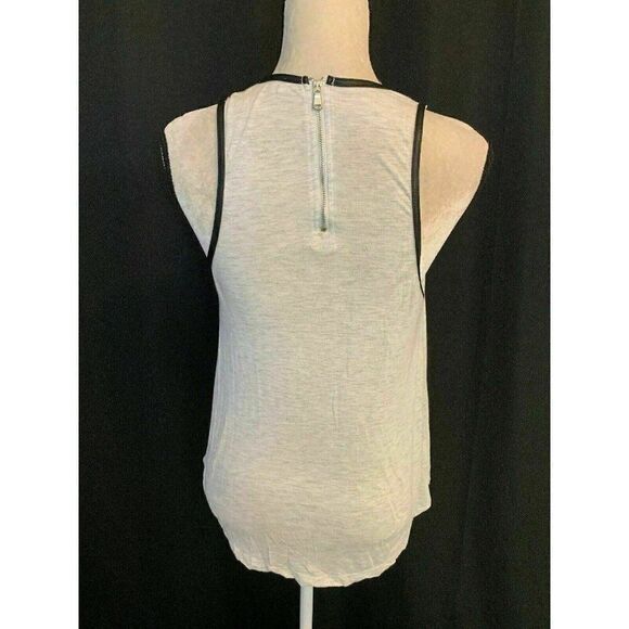 zara wb collection Womens Gray Black Crew Neck Tank Top Medium - Picture 4 of 5